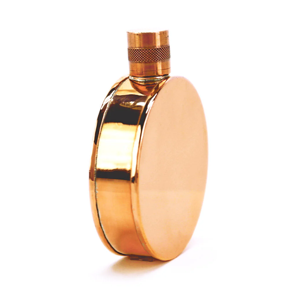 Kentucky Round 22-Gauge Solid Copper 9oz Flask - Image 26