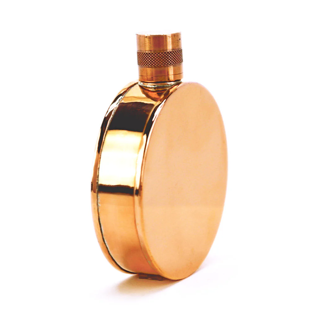 Kentucky Round 22-Gauge Solid Copper 9oz Flask - Image 27