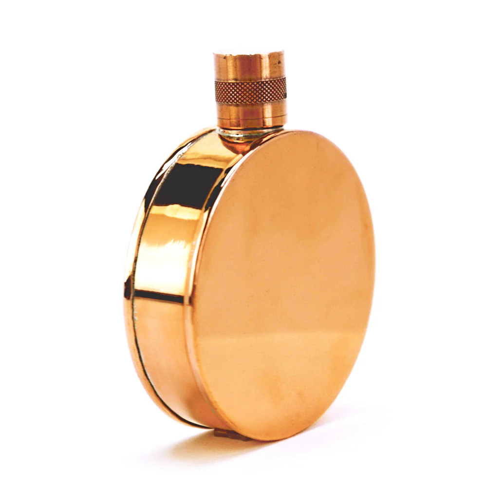 Kentucky Round 22-Gauge Solid Copper 9oz Flask - Image 29