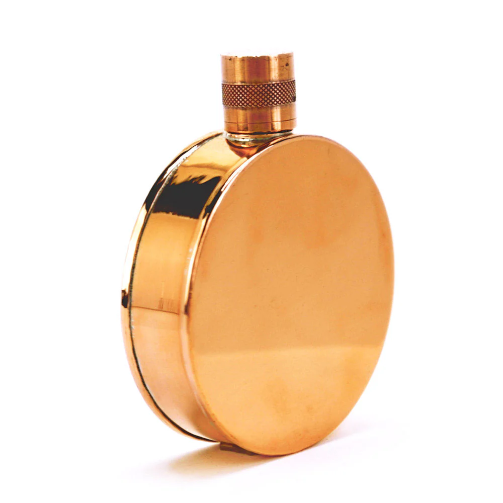 Kentucky Round 22-Gauge Solid Copper 9oz Flask - Image 30