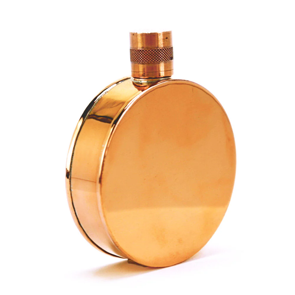 Kentucky Round 22-Gauge Solid Copper 9oz Flask - Image 31