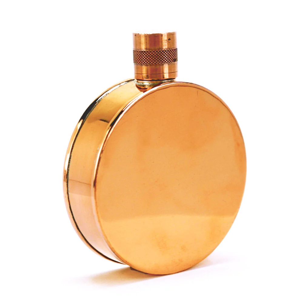 Kentucky Round 22-Gauge Solid Copper 9oz Flask - Image 32