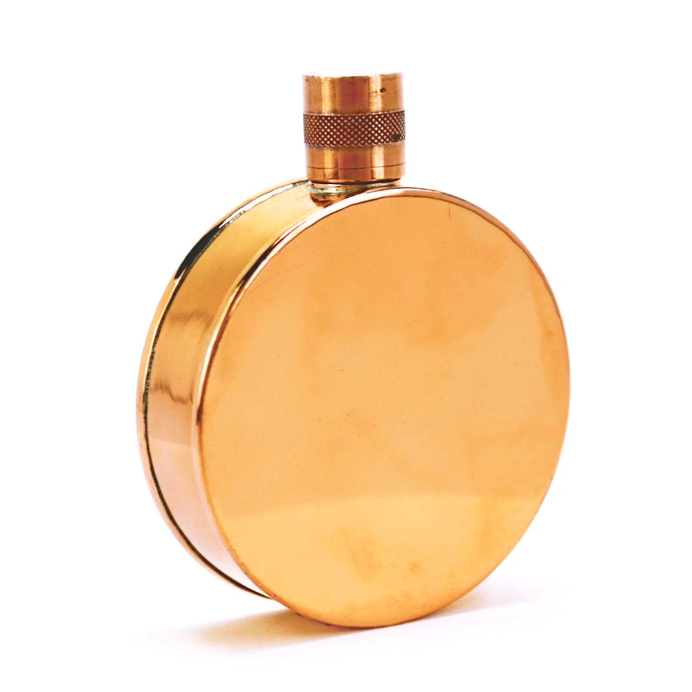 Kentucky Round 22-Gauge Solid Copper 9oz Flask - Image 33