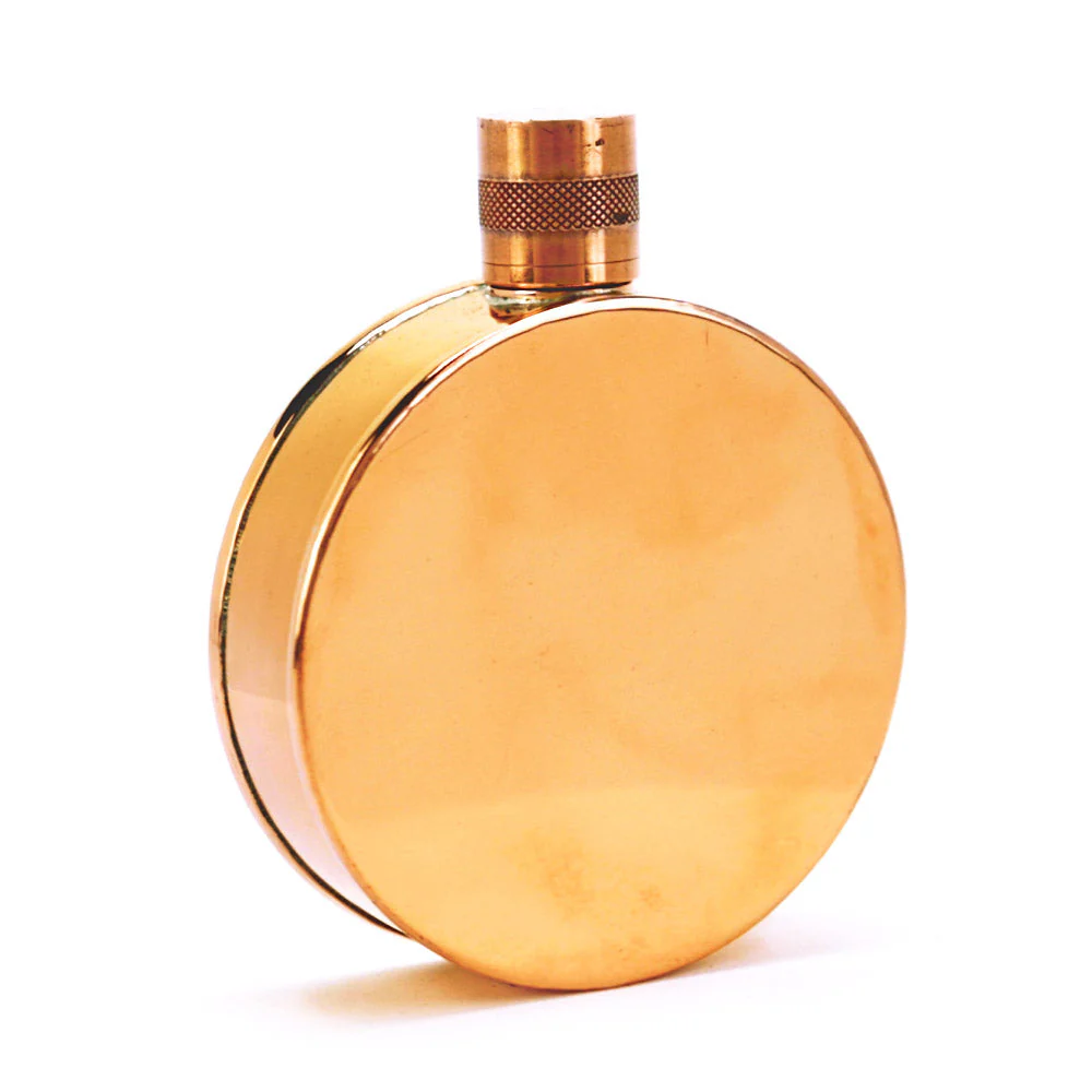 Kentucky Round 22-Gauge Solid Copper 9oz Flask - Image 34
