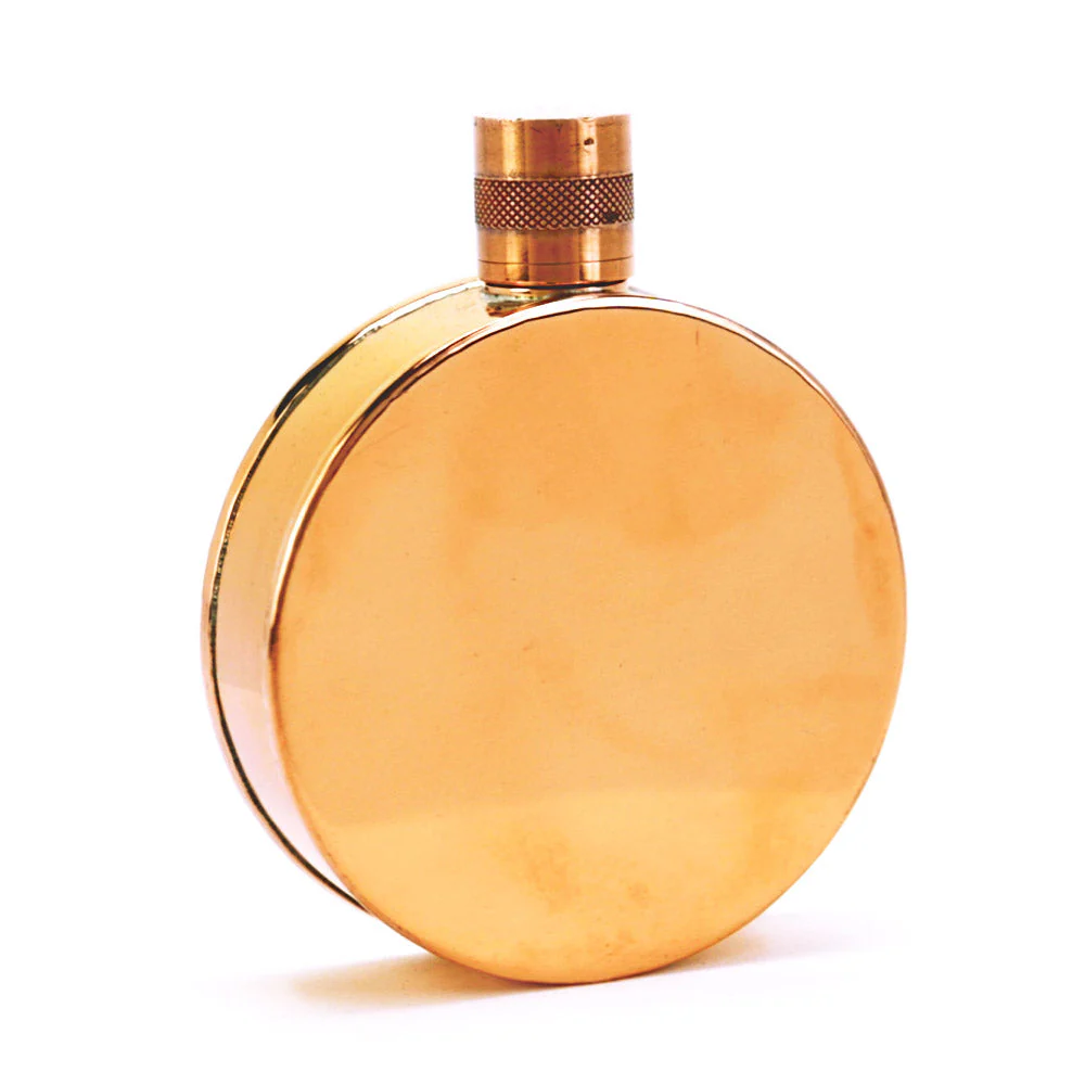 Kentucky Round 22-Gauge Solid Copper 9oz Flask - Image 35