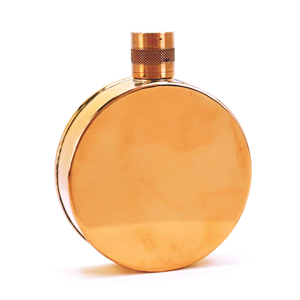 Kentucky Round 22-Gauge Solid Copper 9oz Flask - Image 36
