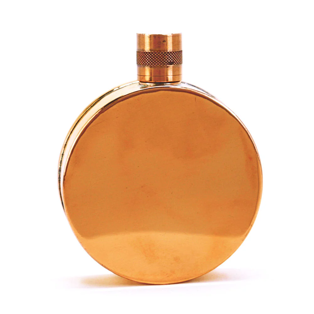 Kentucky Round 22-Gauge Solid Copper 9oz Flask - Image 38