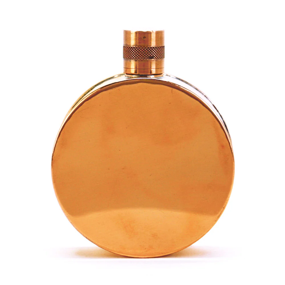Kentucky Round 22-Gauge Solid Copper 9oz Flask - Image 40