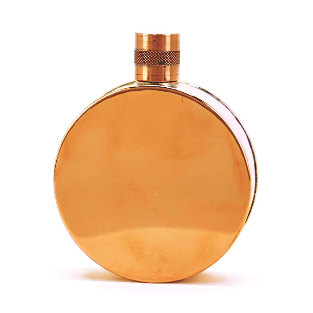Kentucky Round 22-Gauge Solid Copper 9oz Flask - Image 42