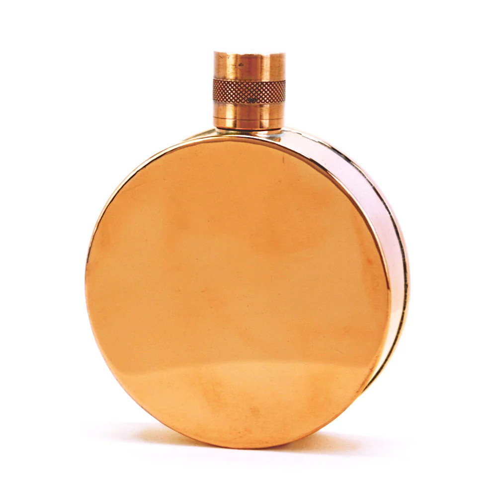 Kentucky Round 22-Gauge Solid Copper 9oz Flask - Image 43