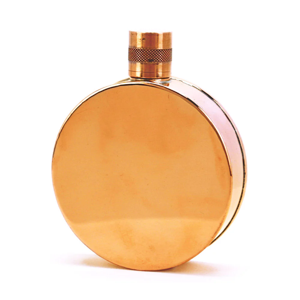 Kentucky Round 22-Gauge Solid Copper 9oz Flask - Image 44