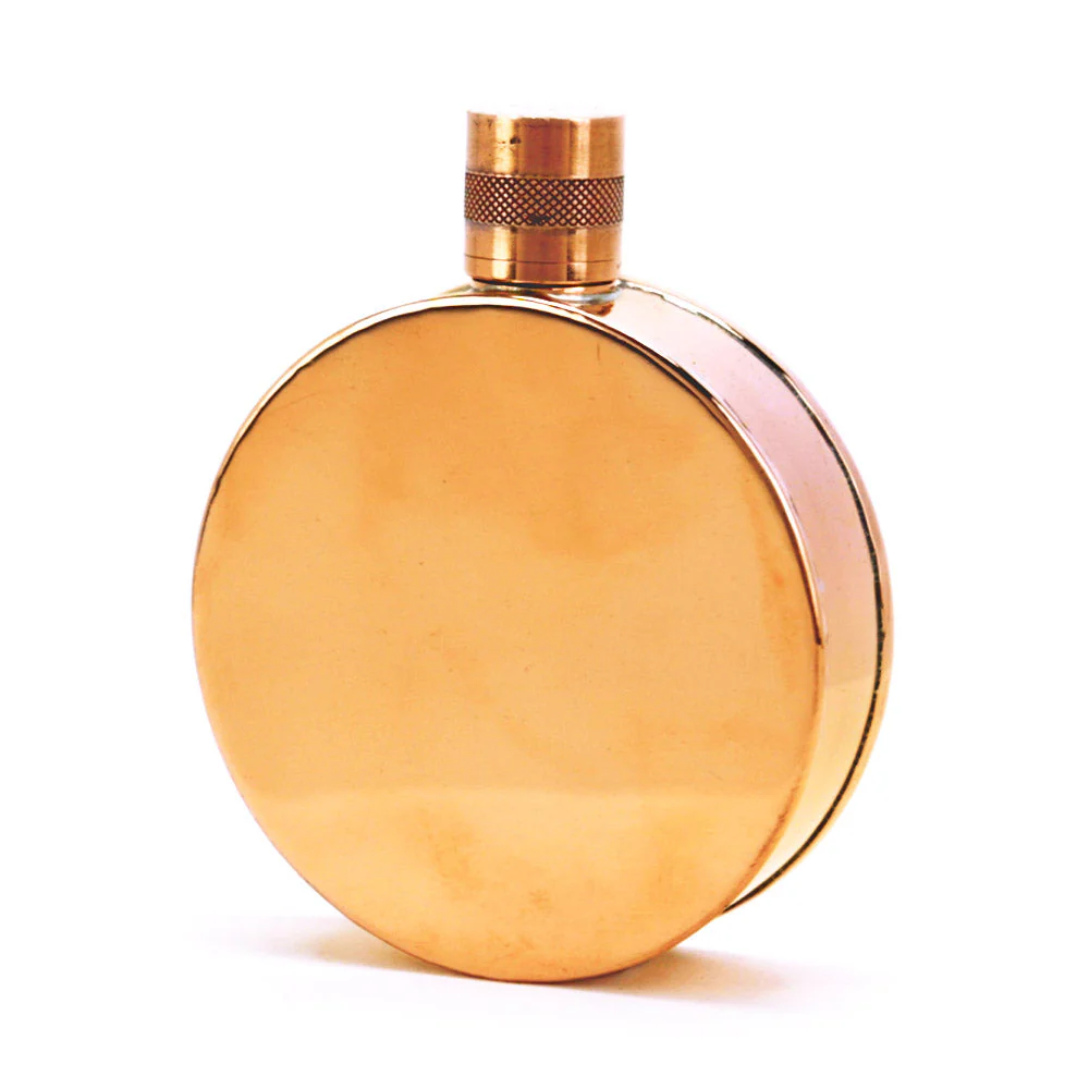 Kentucky Round 22-Gauge Solid Copper 9oz Flask - Image 45