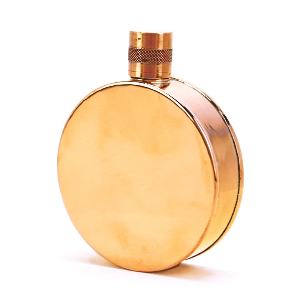 Kentucky Round 22-Gauge Solid Copper 9oz Flask - Image 47