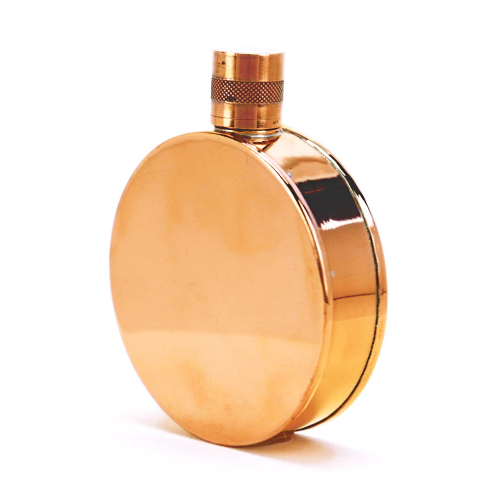 Kentucky Round 22-Gauge Solid Copper 9oz Flask - Image 49