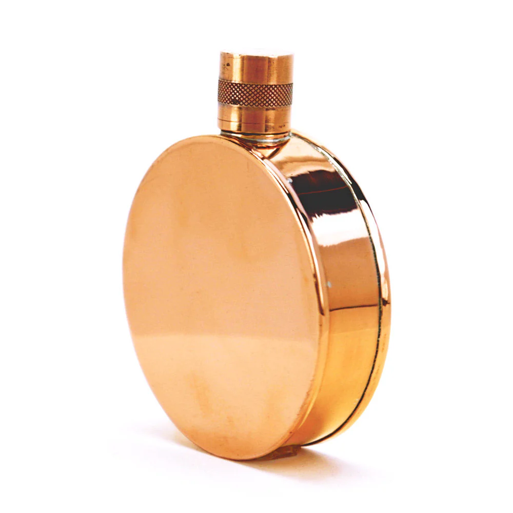 Kentucky Round 22-Gauge Solid Copper 9oz Flask - Image 50