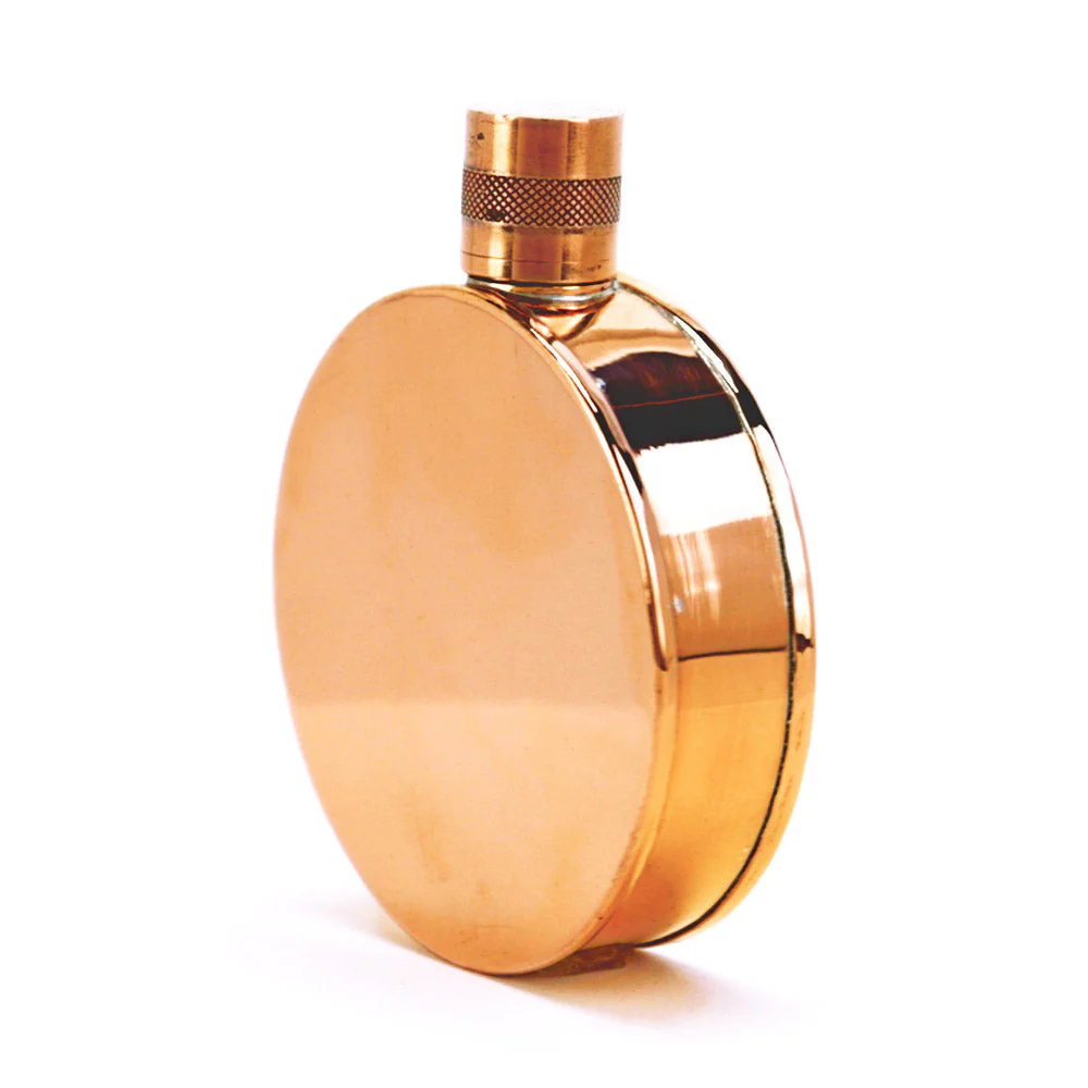 Kentucky Round 22-Gauge Solid Copper 9oz Flask - Image 51