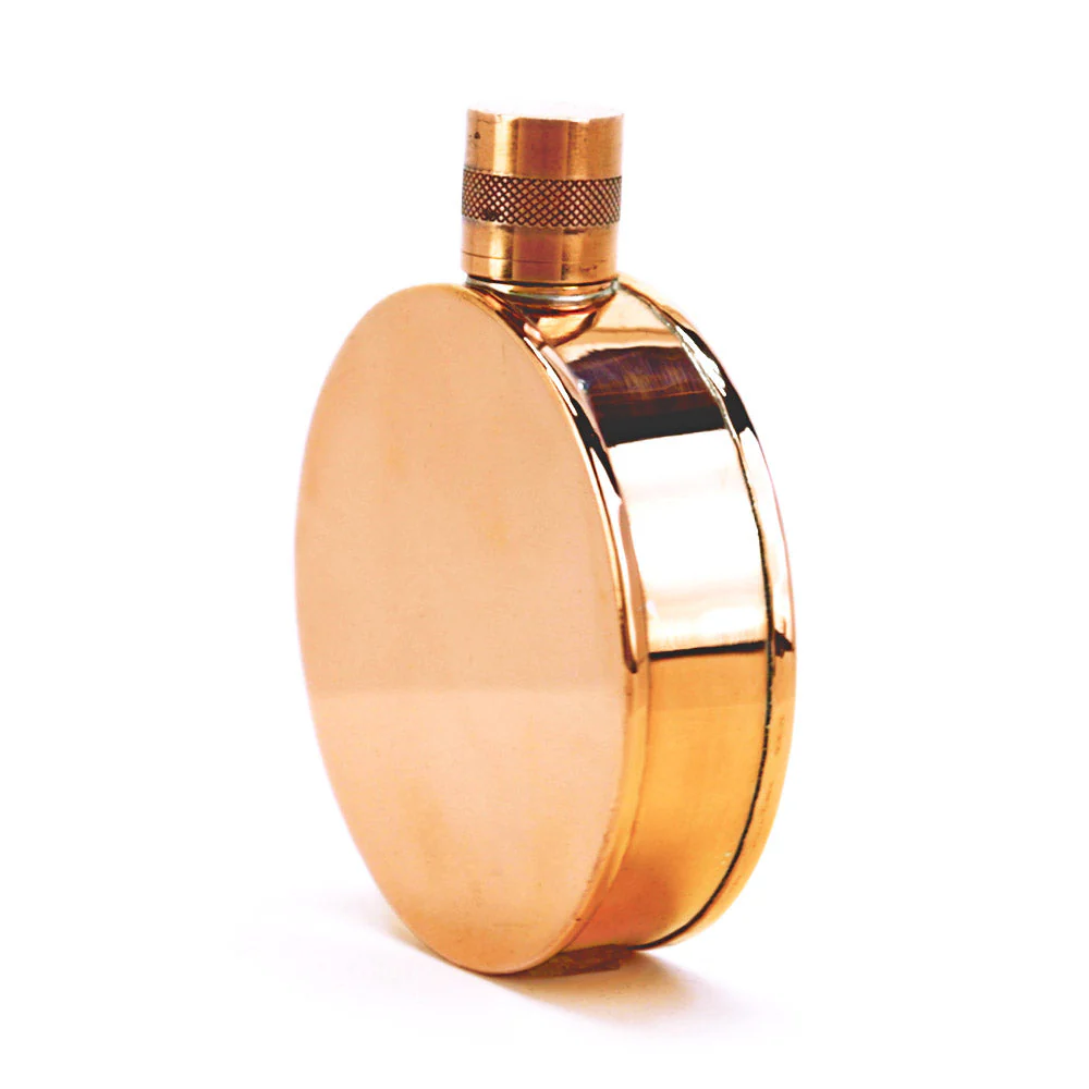 Kentucky Round 22-Gauge Solid Copper 9oz Flask - Image 52