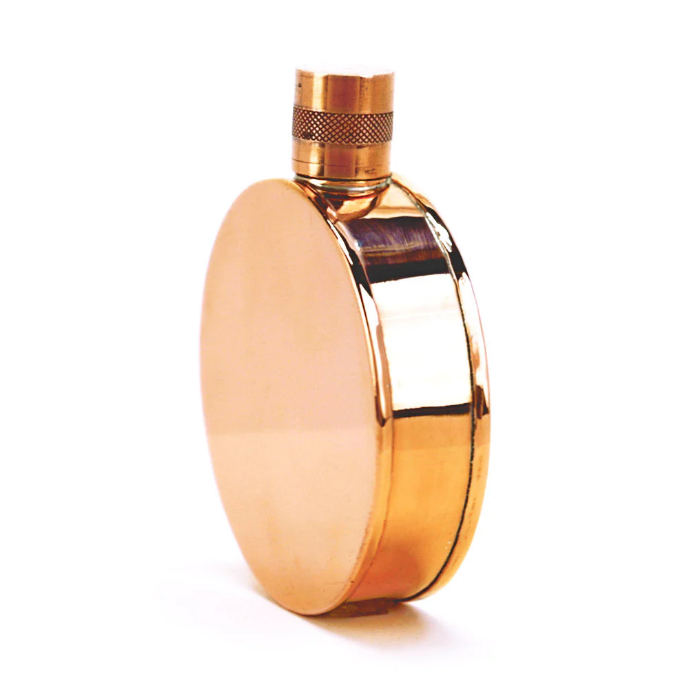 Kentucky Round 22-Gauge Solid Copper 9oz Flask - Image 53