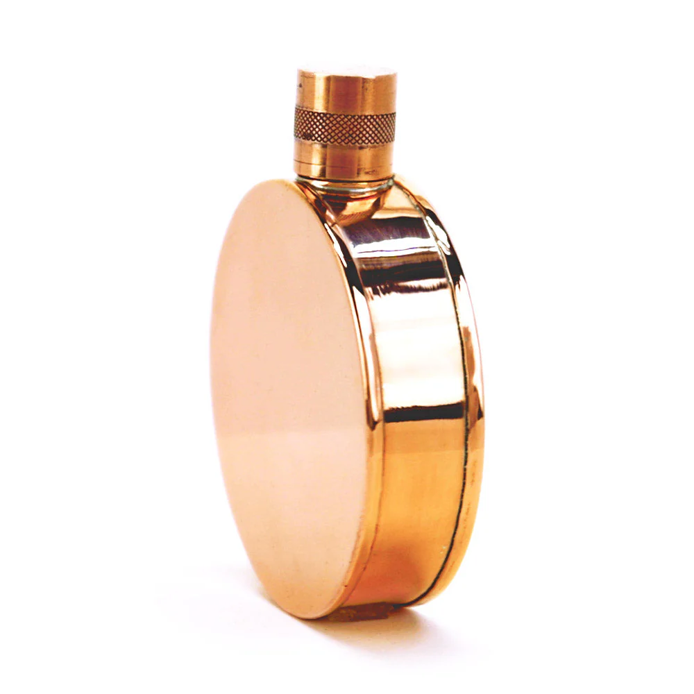 Kentucky Round 22-Gauge Solid Copper 9oz Flask - Image 54