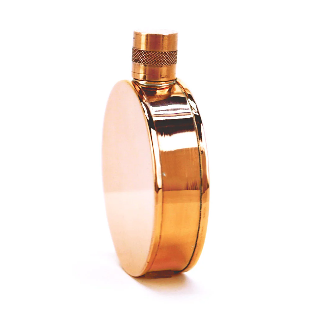 Kentucky Round 22-Gauge Solid Copper 9oz Flask - Image 55