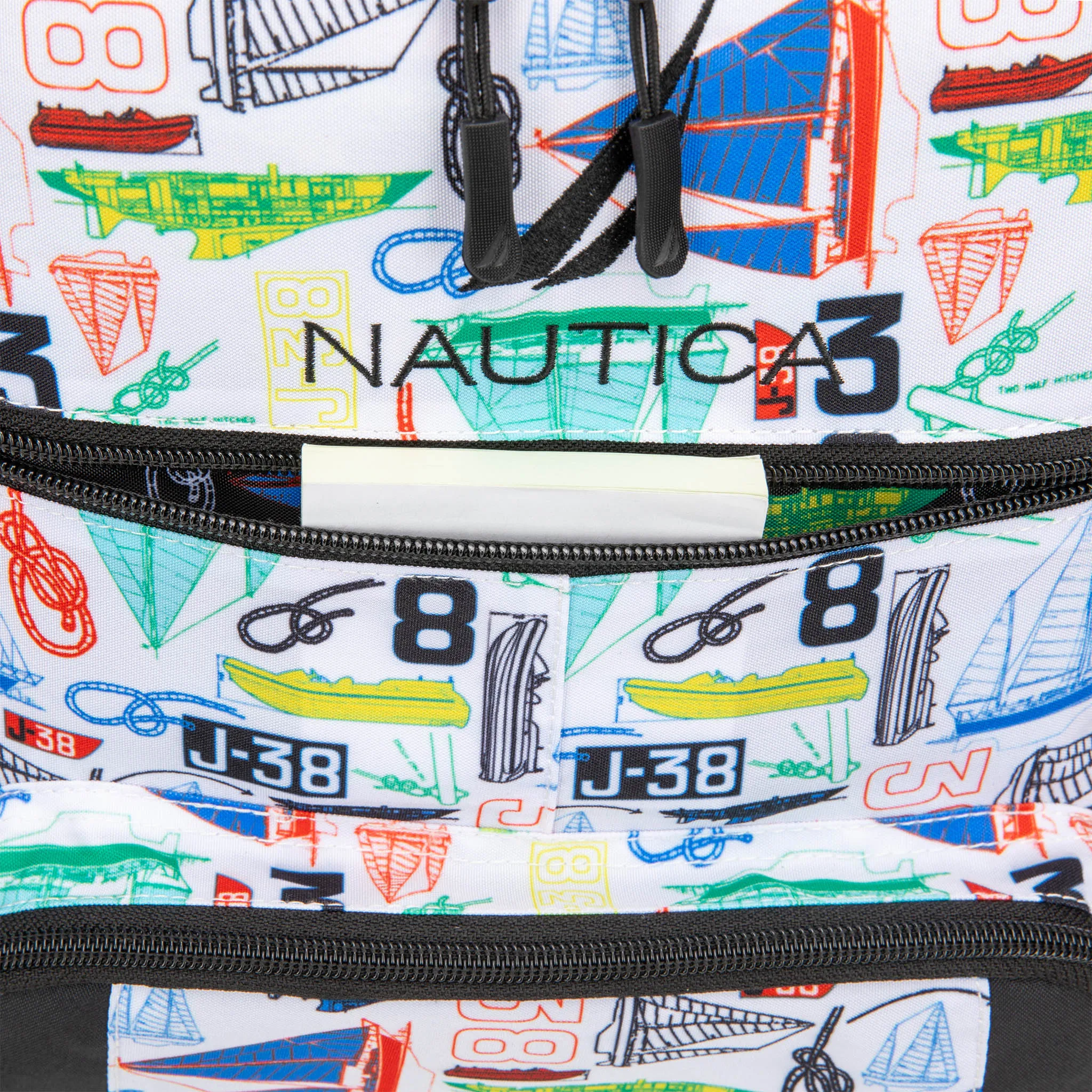 Kids Backpack for School | Sailboats | 16" Tall - Image 7