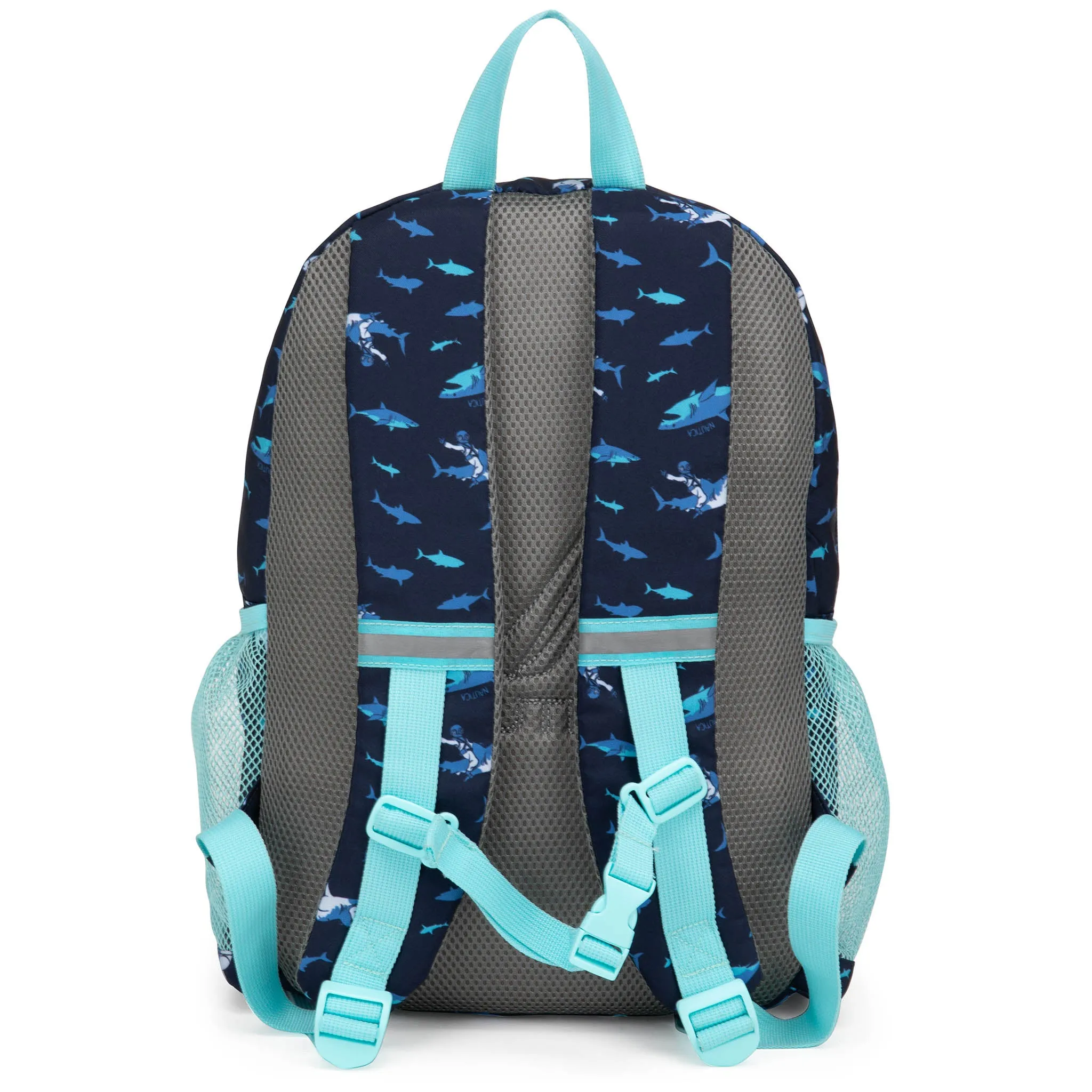 Kids Backpack for School | Shark Riders | 16" Tall - Image 4