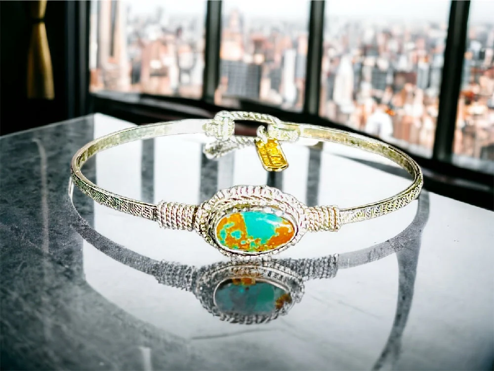 Kingman Turquoise Bracelet - Image 11