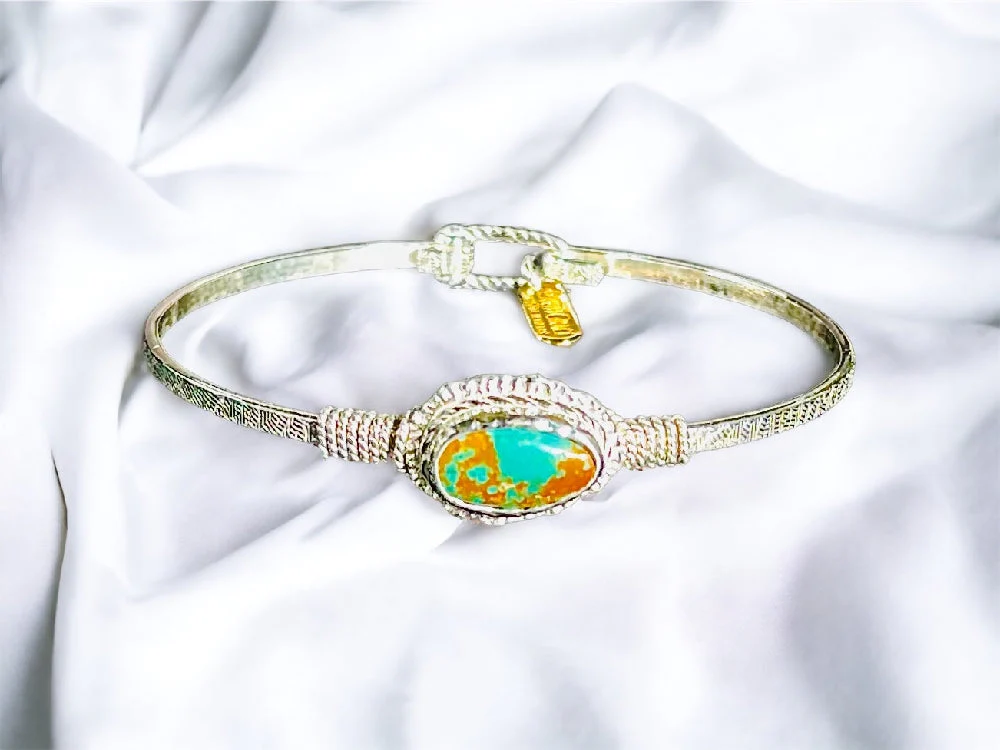 Kingman Turquoise Bracelet - Image 12