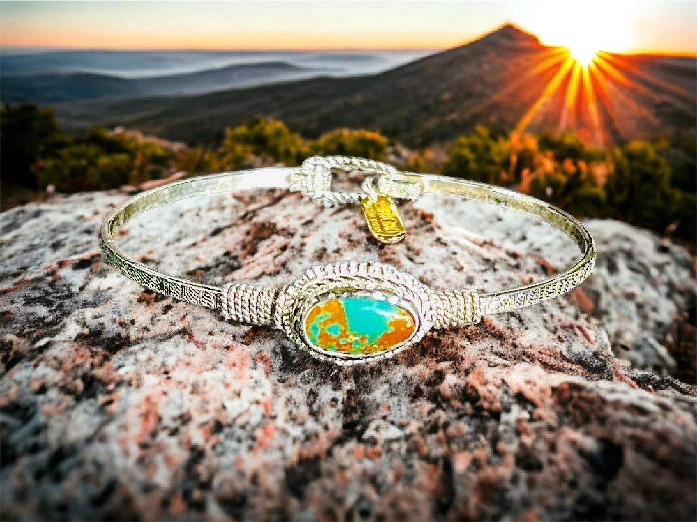 Kingman Turquoise Bracelet - Image 13
