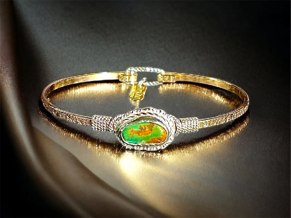 Kingman Turquoise Bracelet - Image 2