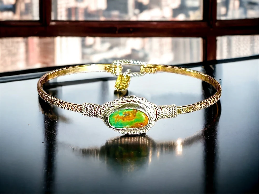 Kingman Turquoise Bracelet - Image 3