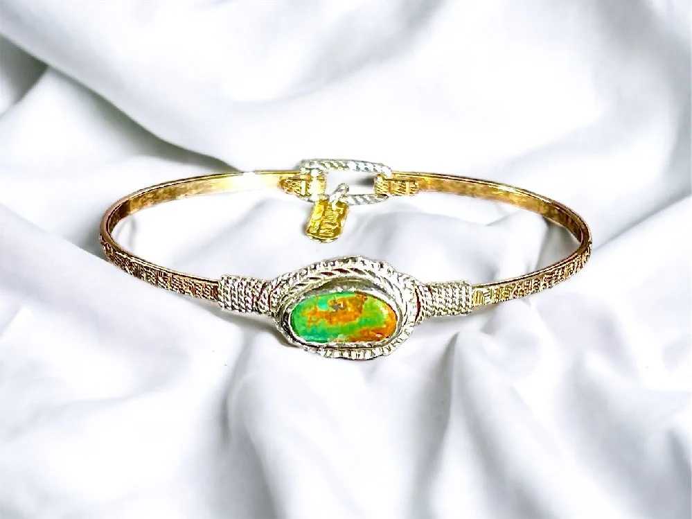 Kingman Turquoise Bracelet - Image 4