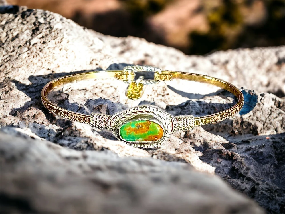 Kingman Turquoise Bracelet - Image 5