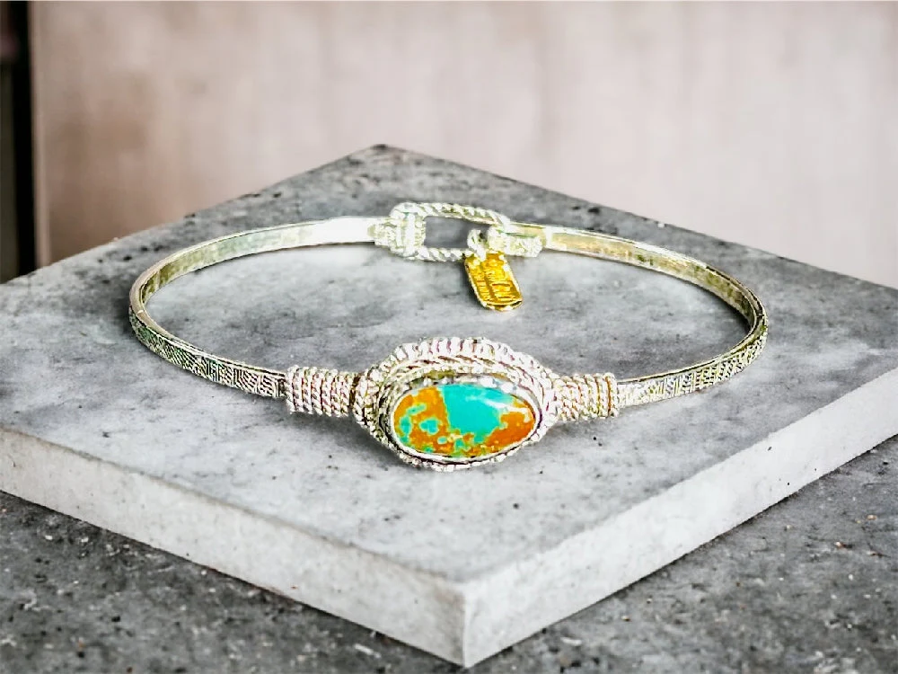 Kingman Turquoise Bracelet - Image 9