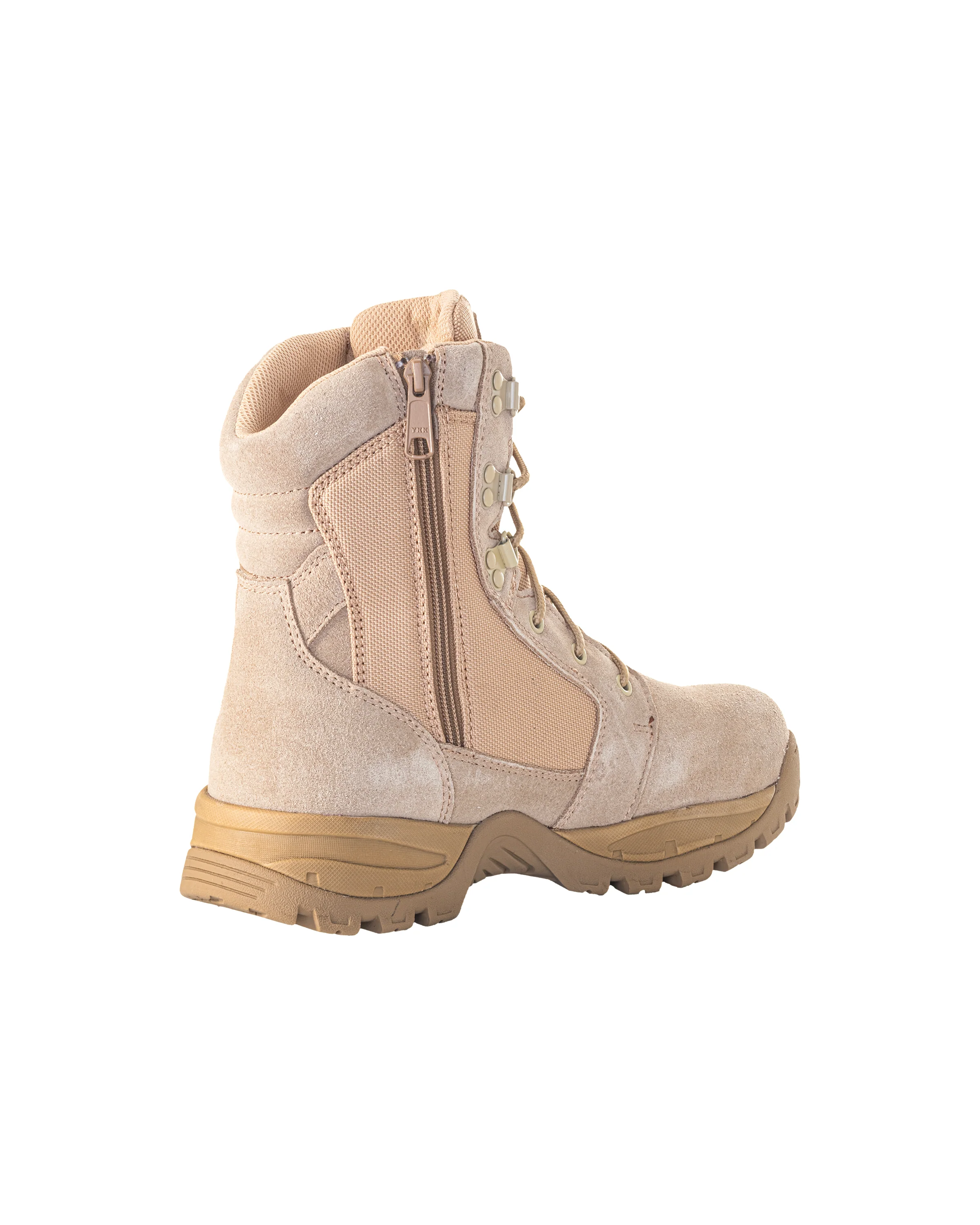 Rugged Sand Suede 7" Zipped Water Resistant Tactical Boots [R62200] - Image 3