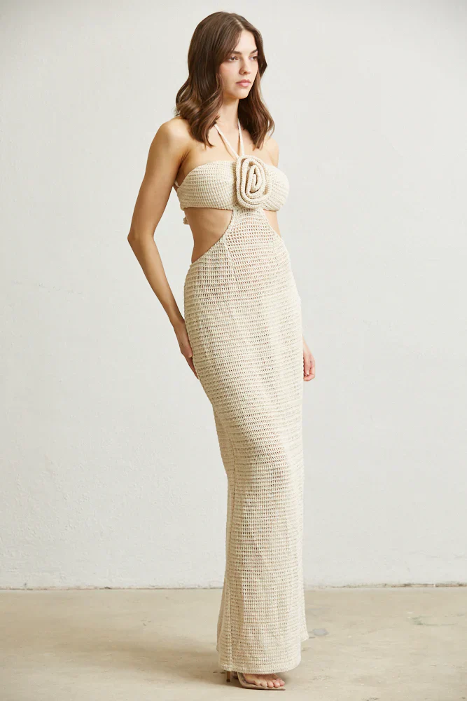 Knit Dress With Cut-Out - Image 7