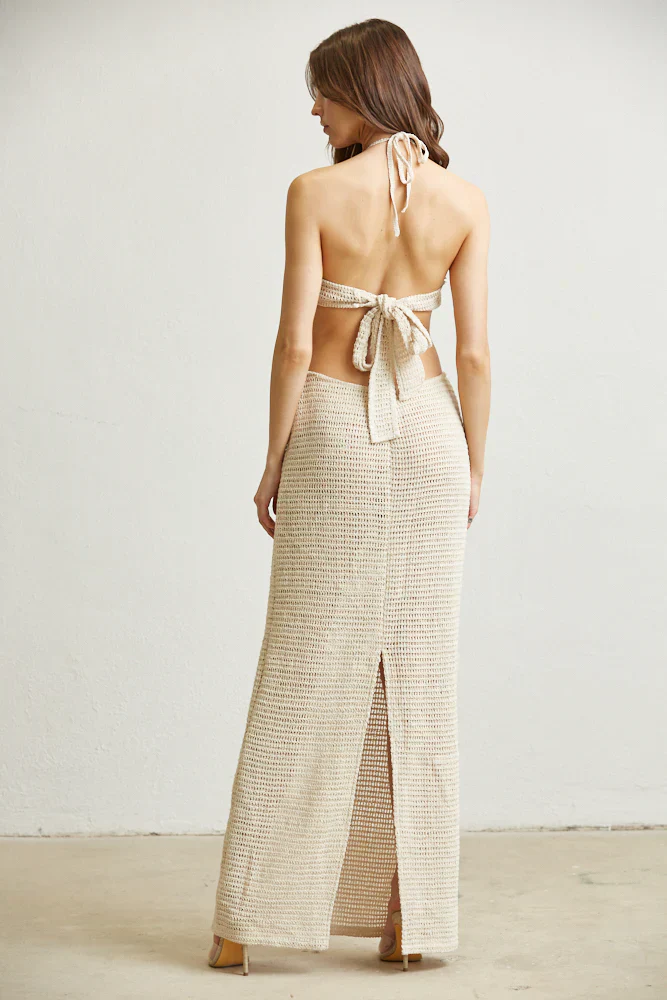 Knit Dress With Cut-Out - Image 9