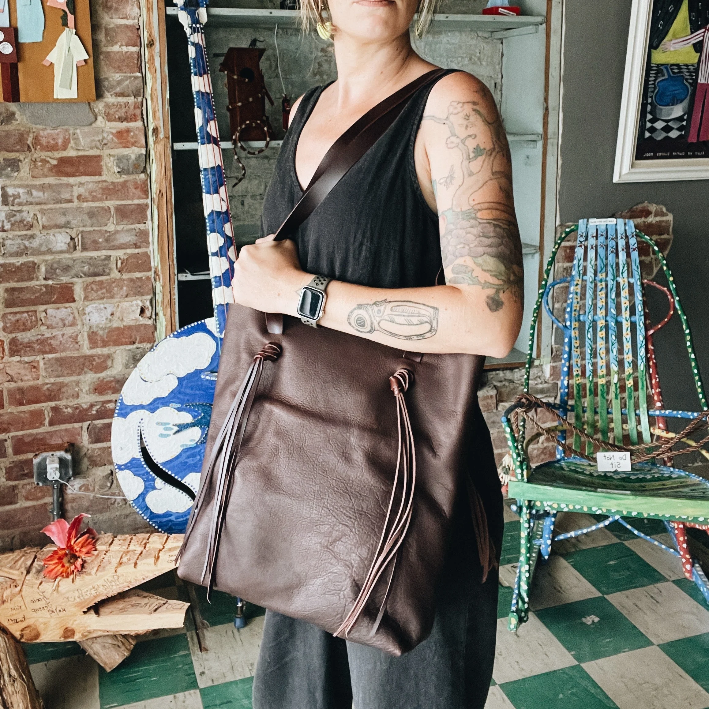 Knotty Tassel Tote Bag
