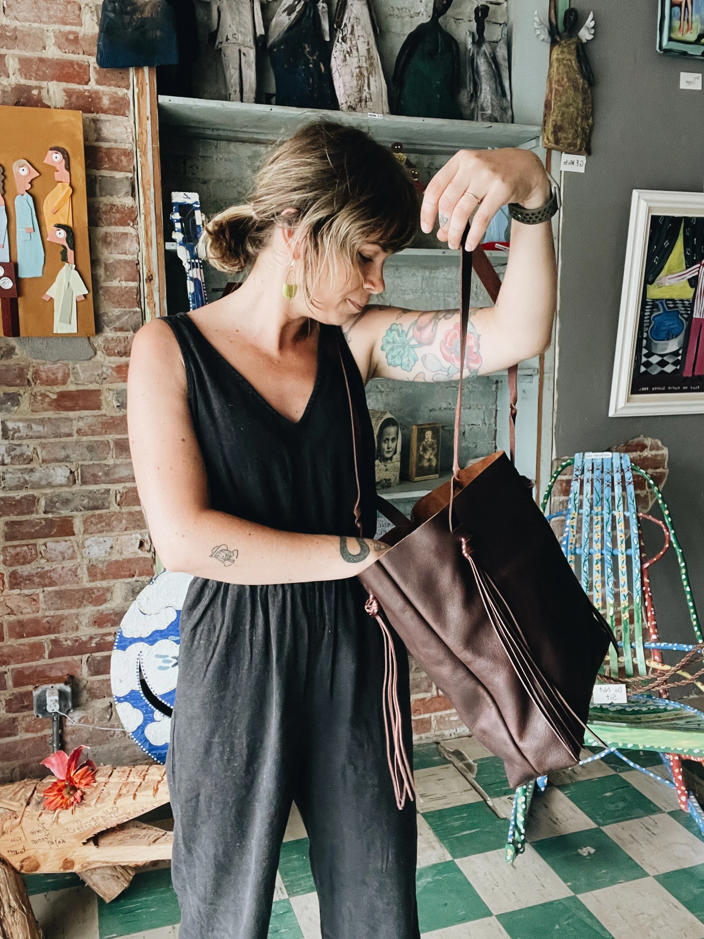 Knotty Tassel Tote Bag - Image 3