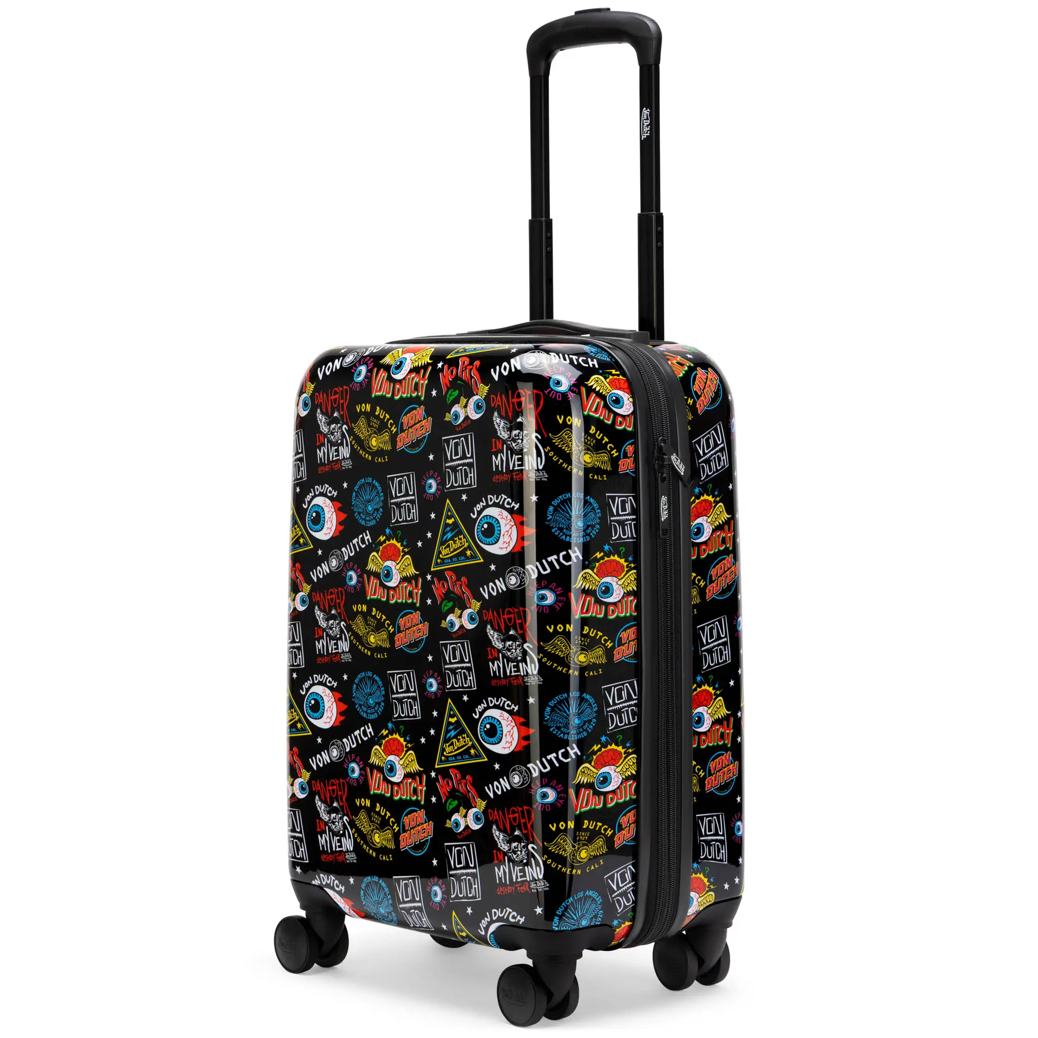 Kustom Kulture Expandable Hardside Carry-on Spinner Suitcase - Image 10