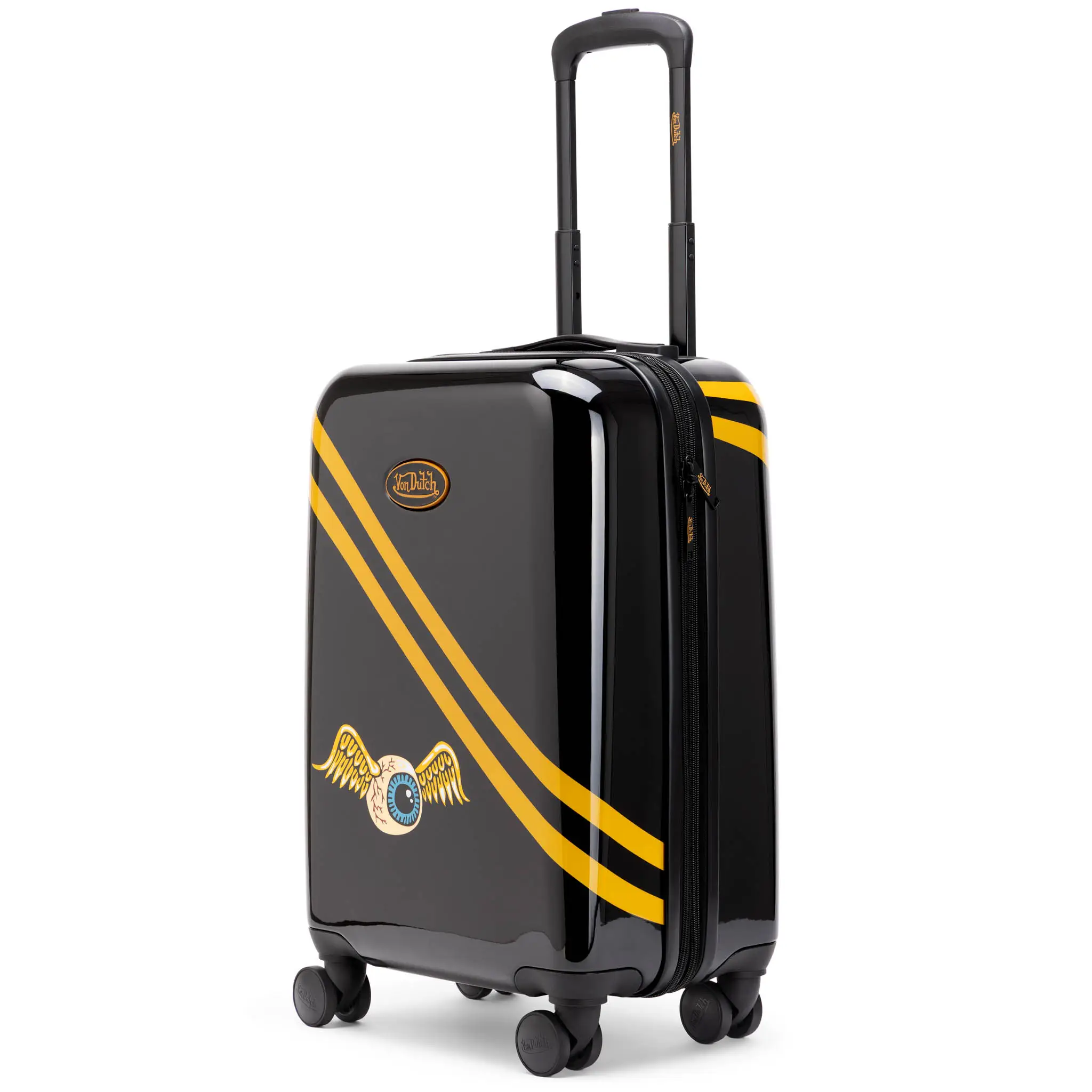 Kustom Kulture Expandable Hardside Carry-on Spinner Suitcase - Image 11