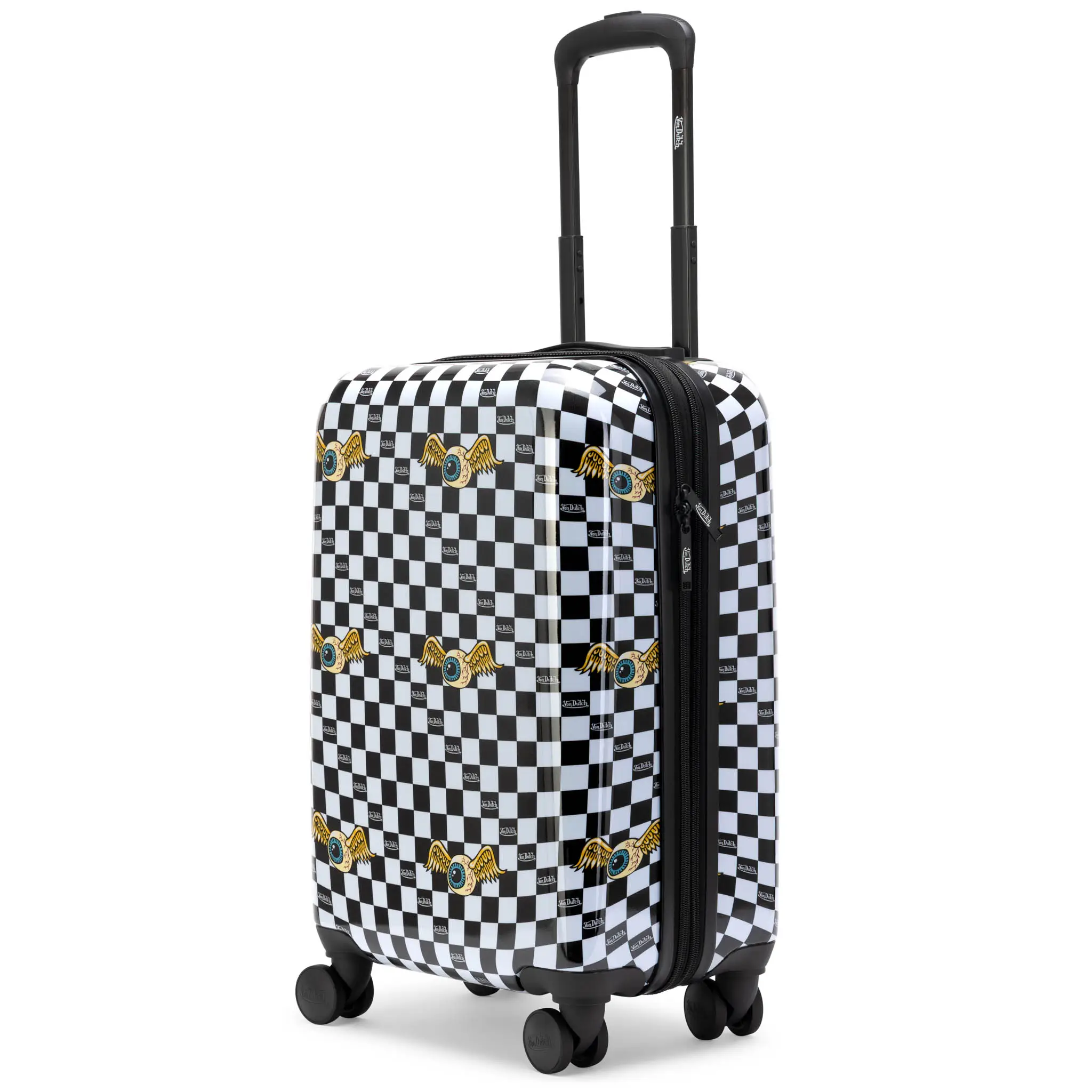 Kustom Kulture Expandable Hardside Carry-on Spinner Suitcase - Image 12