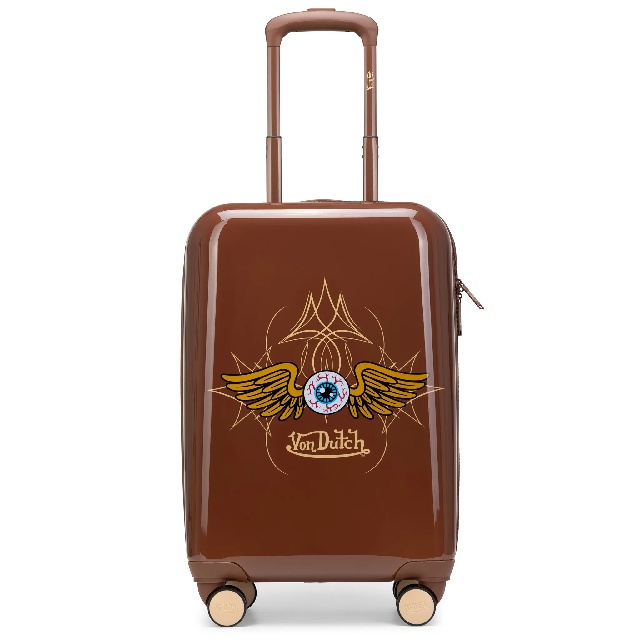 Kustom Kulture Expandable Hardside Carry-on Spinner Suitcase - Image 2
