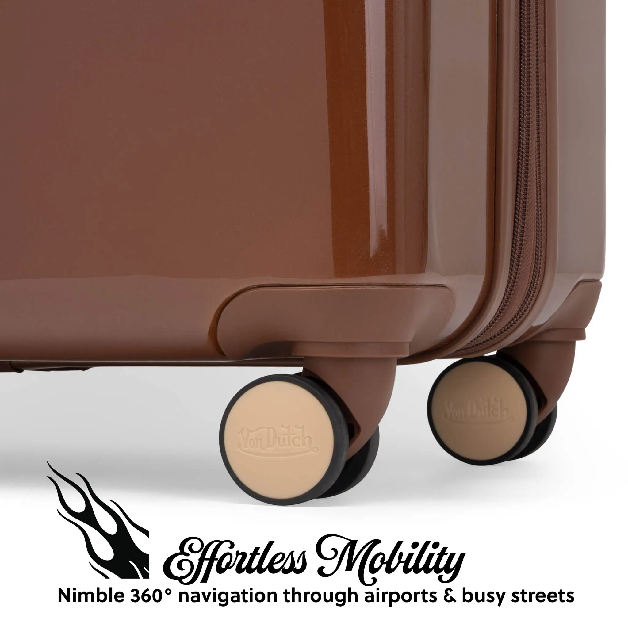 Kustom Kulture Expandable Hardside Carry-on Spinner Suitcase - Image 5