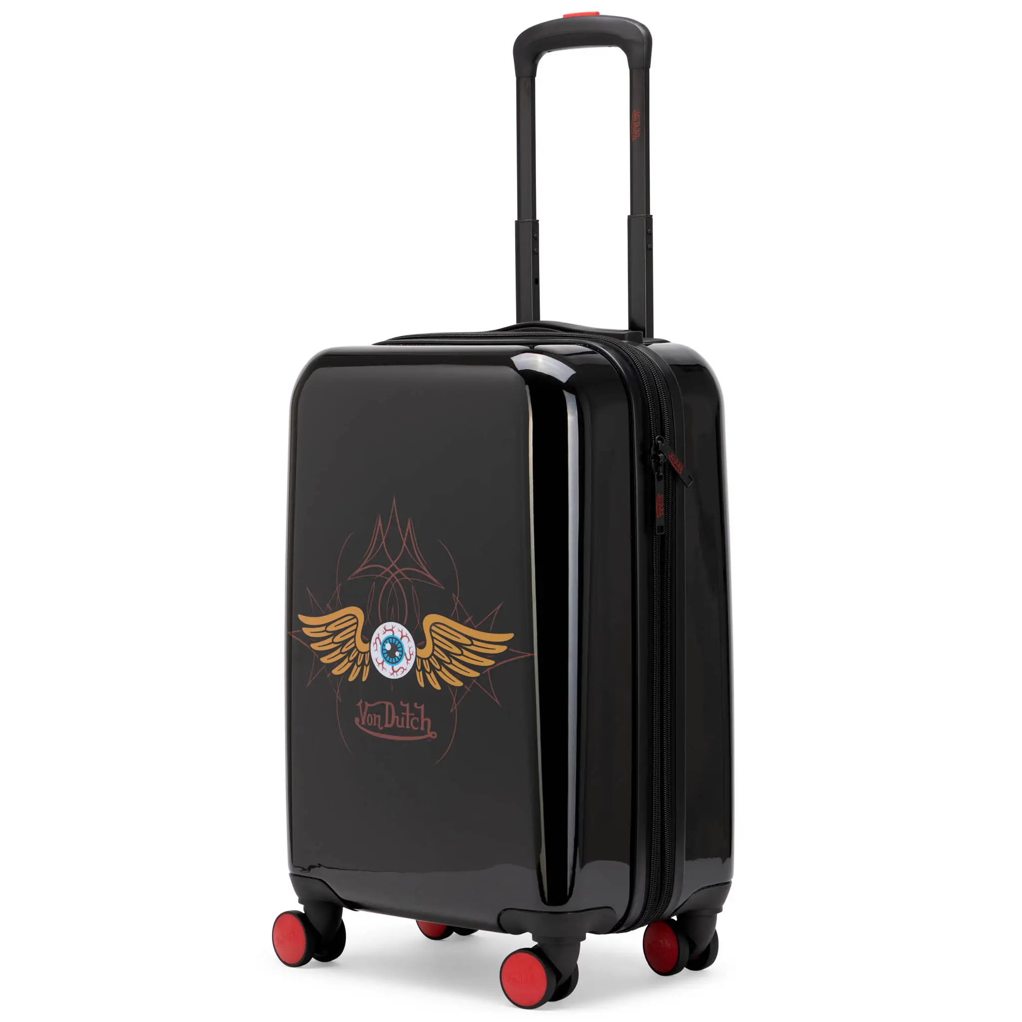 Kustom Kulture Expandable Hardside Carry-on Spinner Suitcase - Image 7