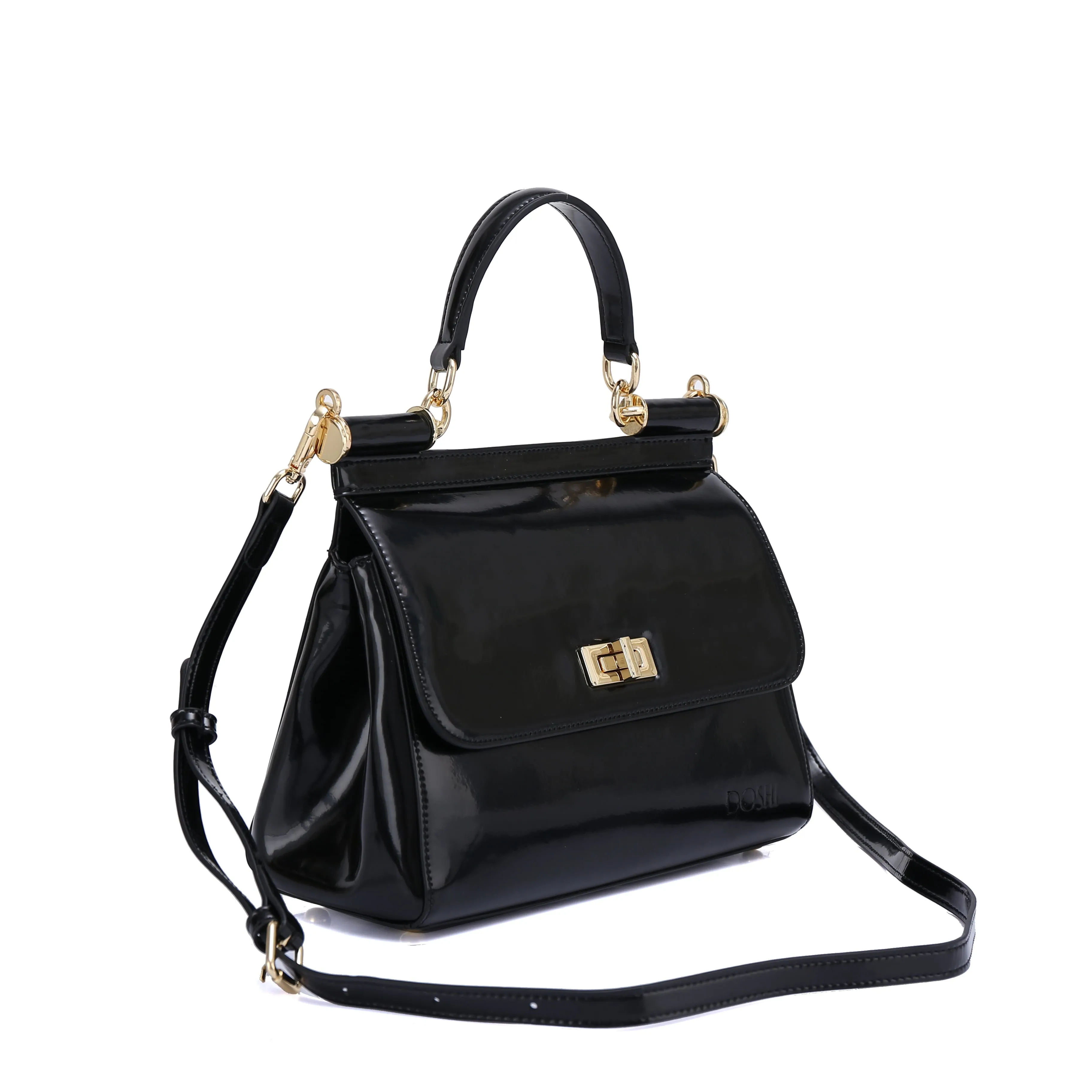 Lady Bag 3 - Semi-Patent Black - Image 3