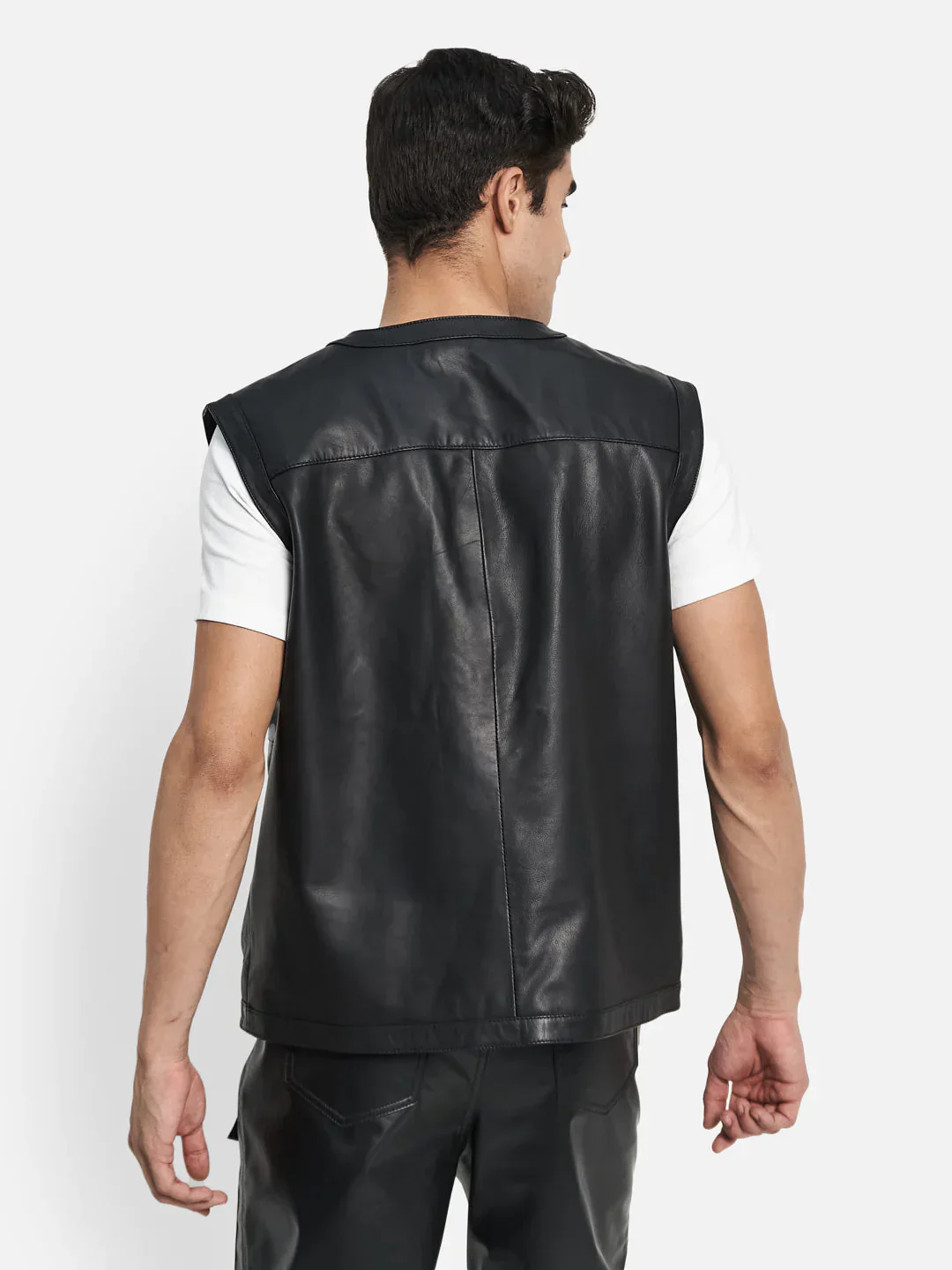 Lambskin Leather Vest - Image 2