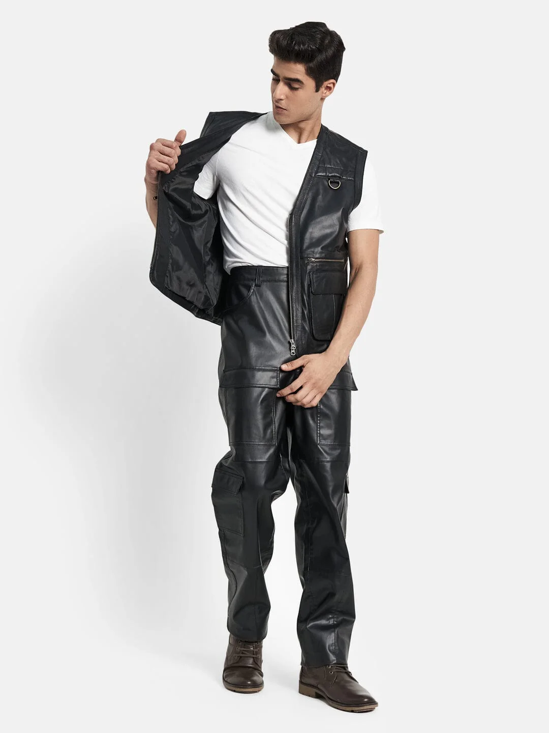 Lambskin Leather Vest - Image 4