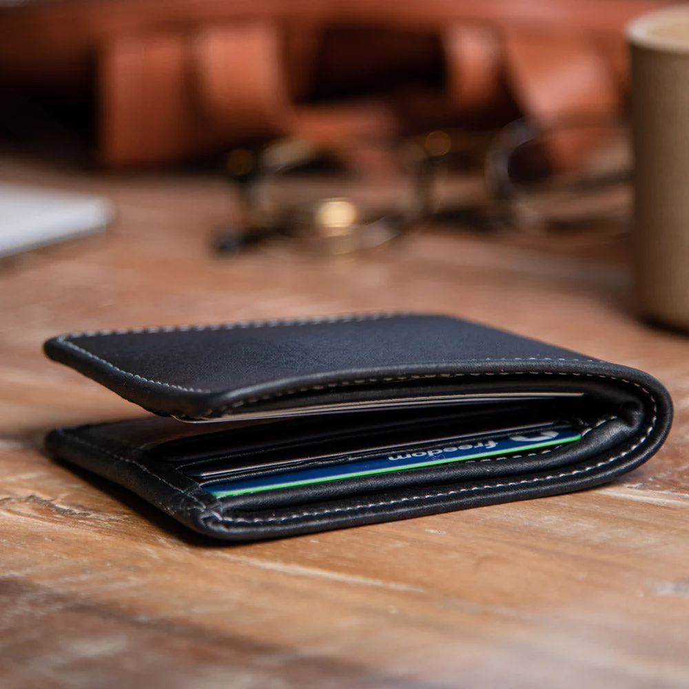 Large Billfold Wallet - Black - Image 11