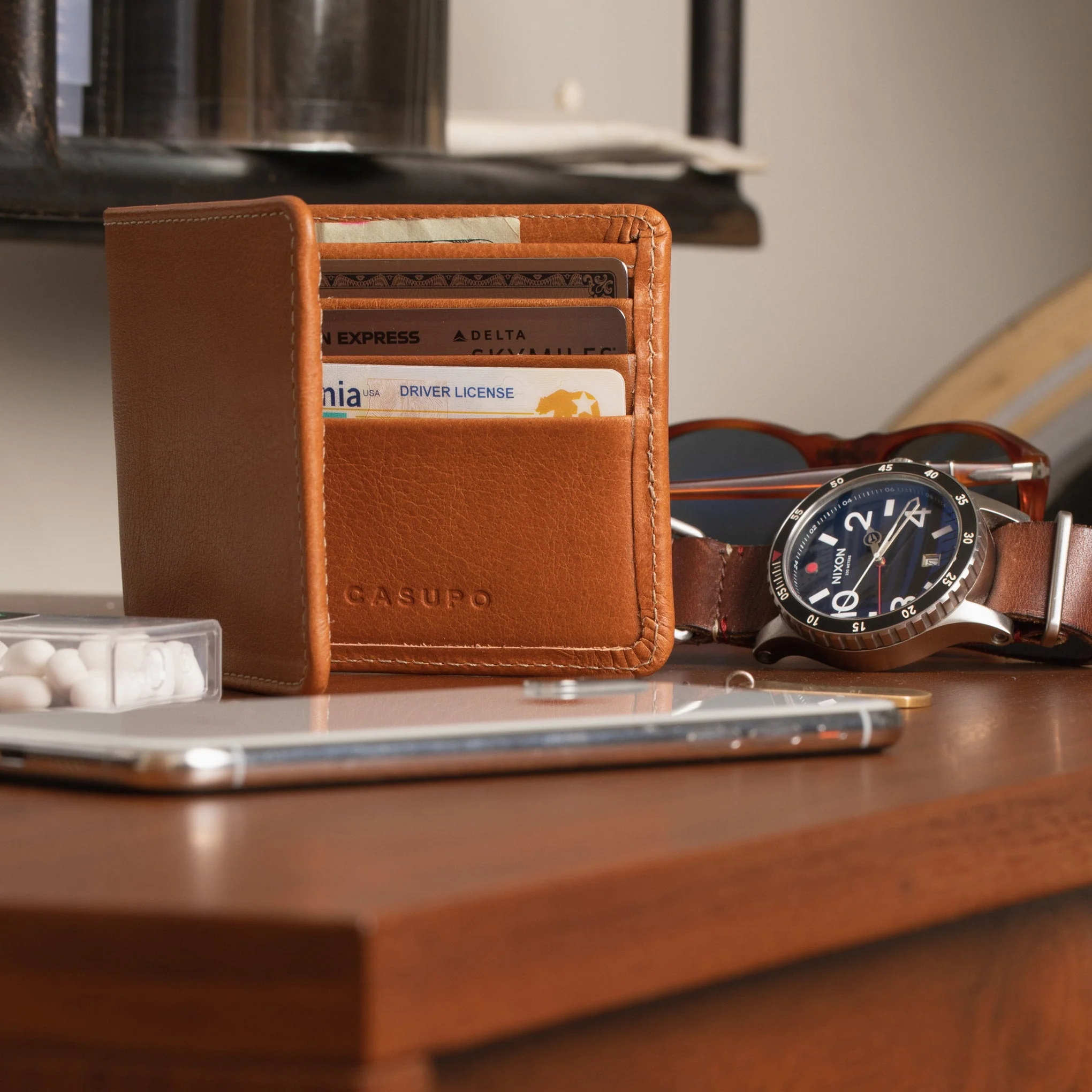 Large Billfold Wallet - Natural - Image 9
